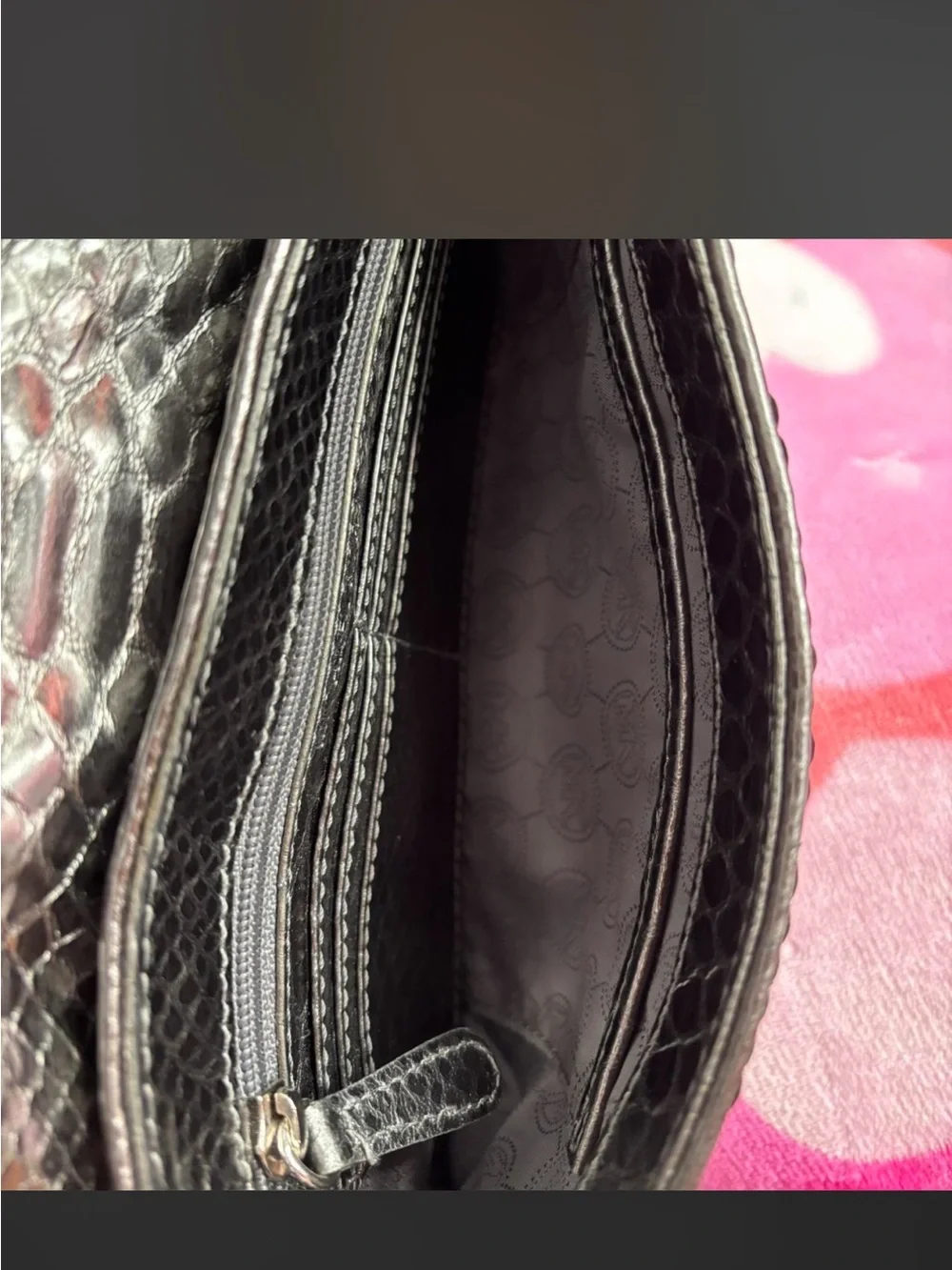 Michael Kors Silver Sequin Mini Shoulder Bag with MK Logo